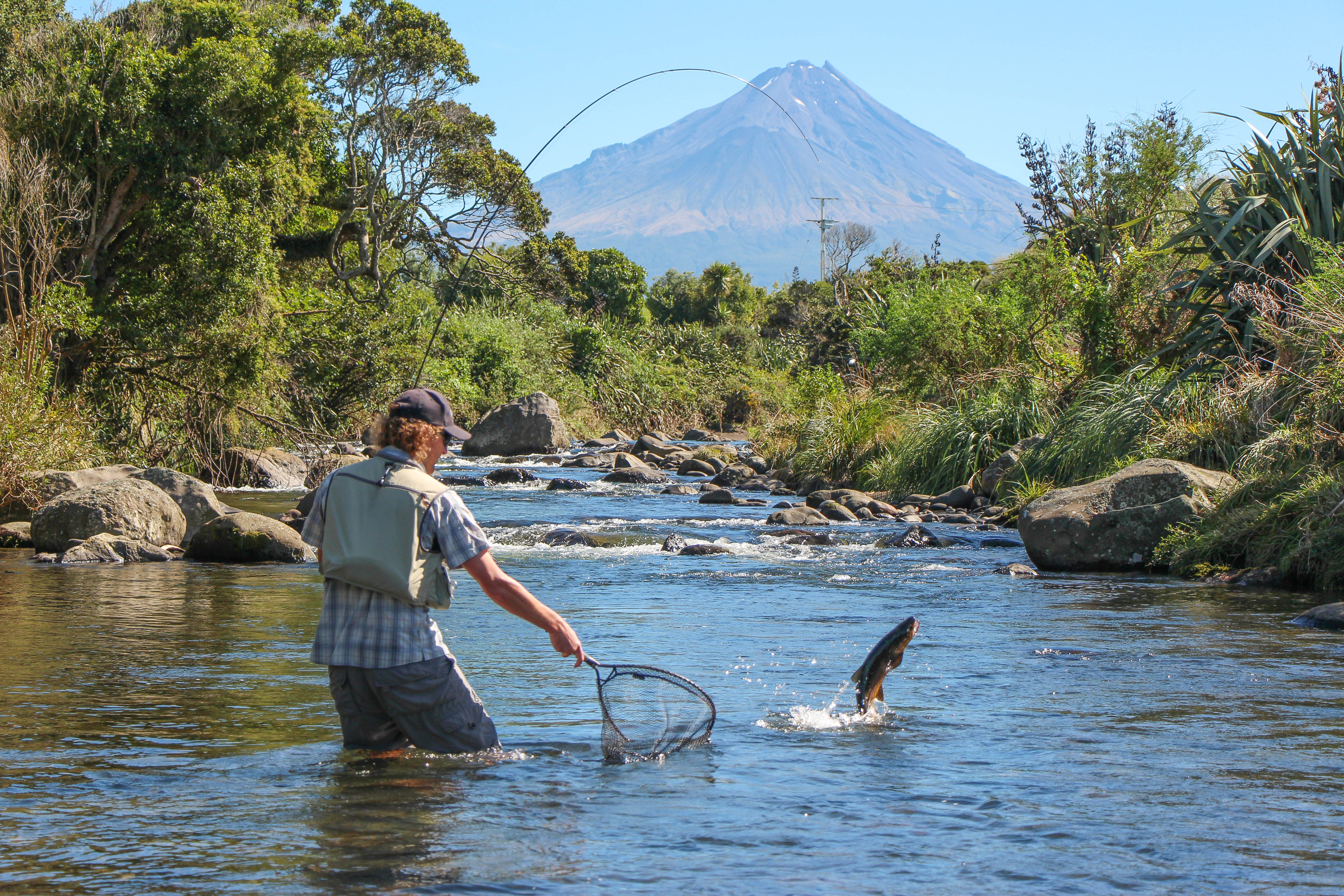 Guided fly fishing Taranaki and Taupo
