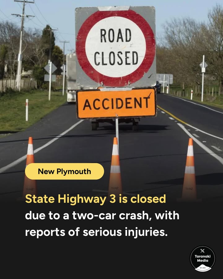 Update 7:05pm: SH3 has fully reopened east of New Plymouth.
