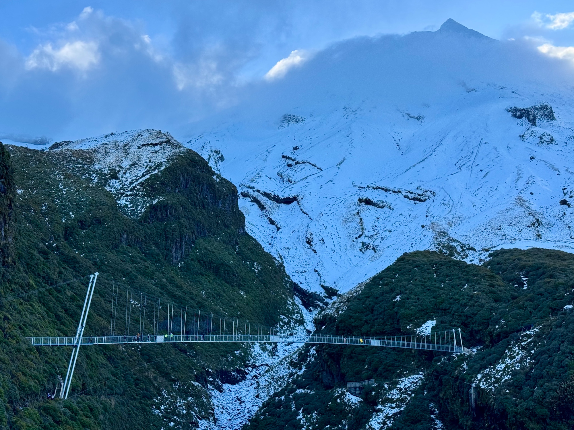 Photos: Family walk to the Taranaki ski field and new bridge