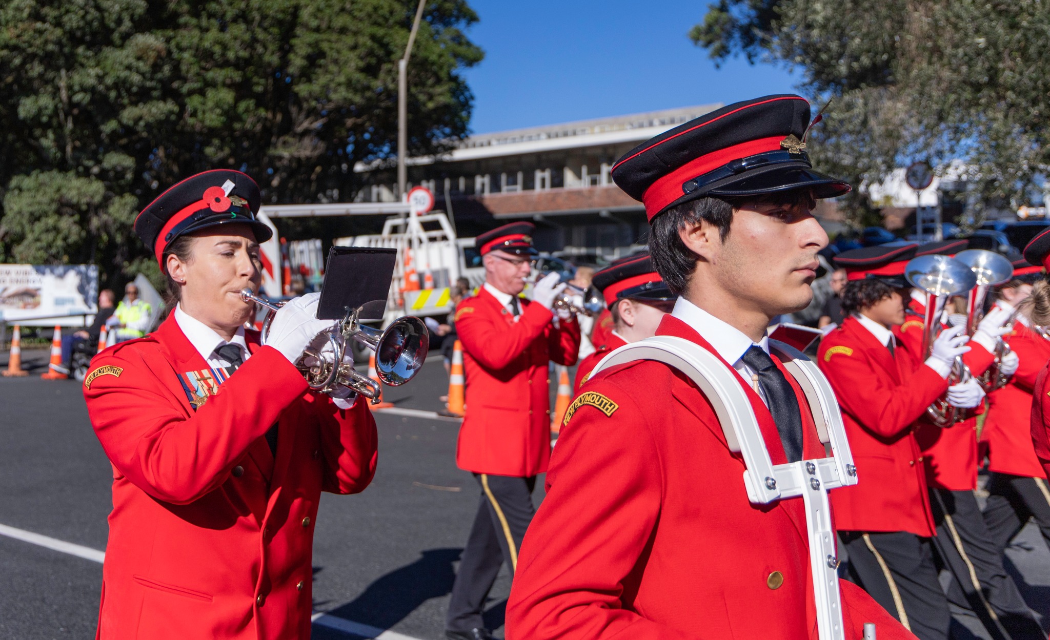 Photos: New Plymouth Anzac parade and civic service