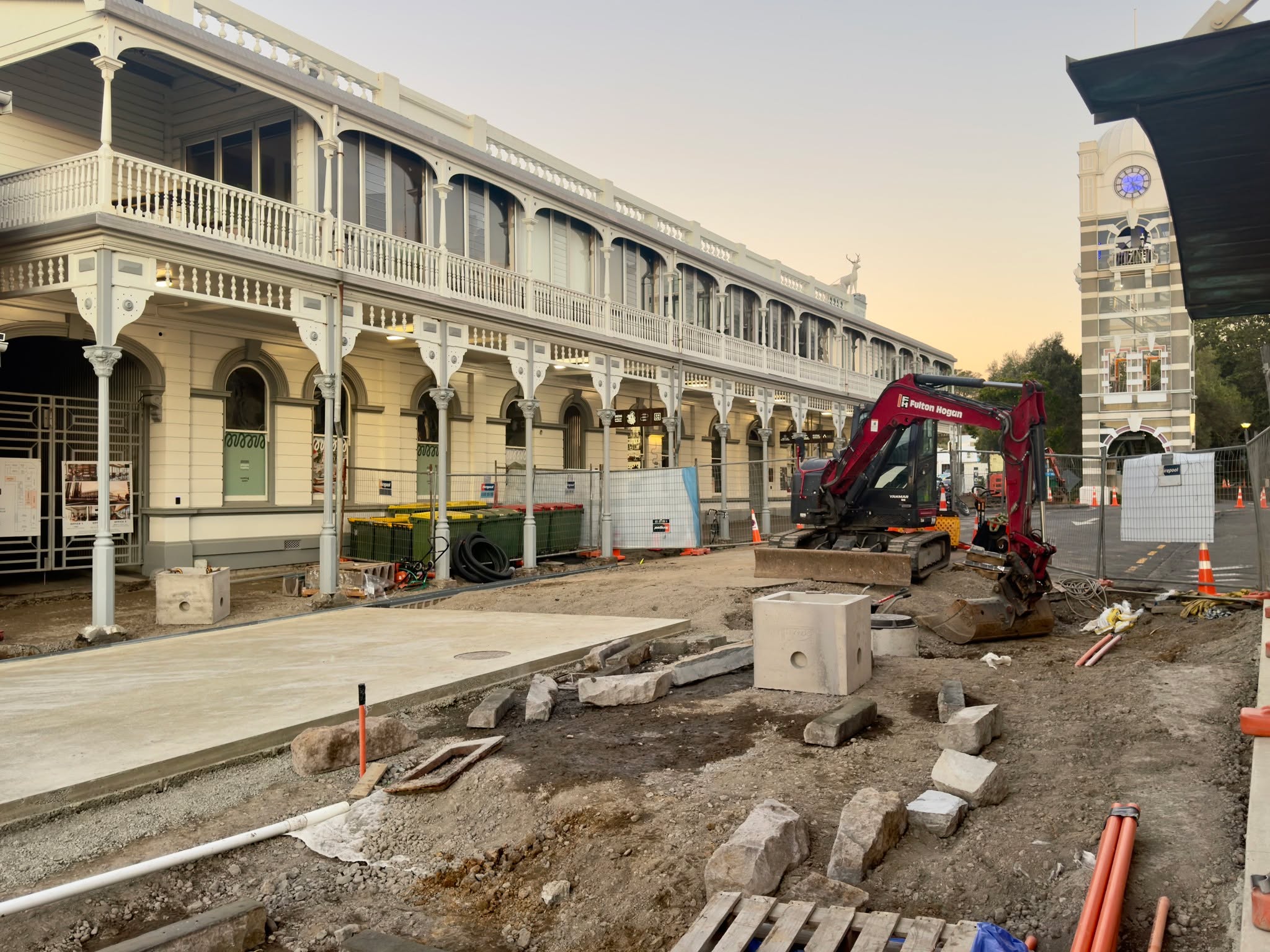 Photos: Progress on the West End Crossing and Queen Street upgrade