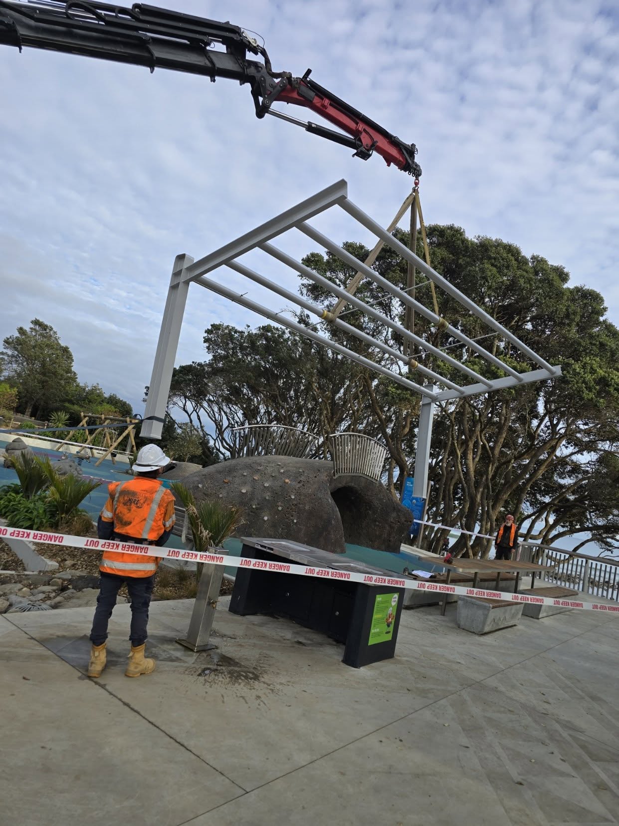 Destination Kāwaroa Playground Adds Shade Structure Following Community Feedback