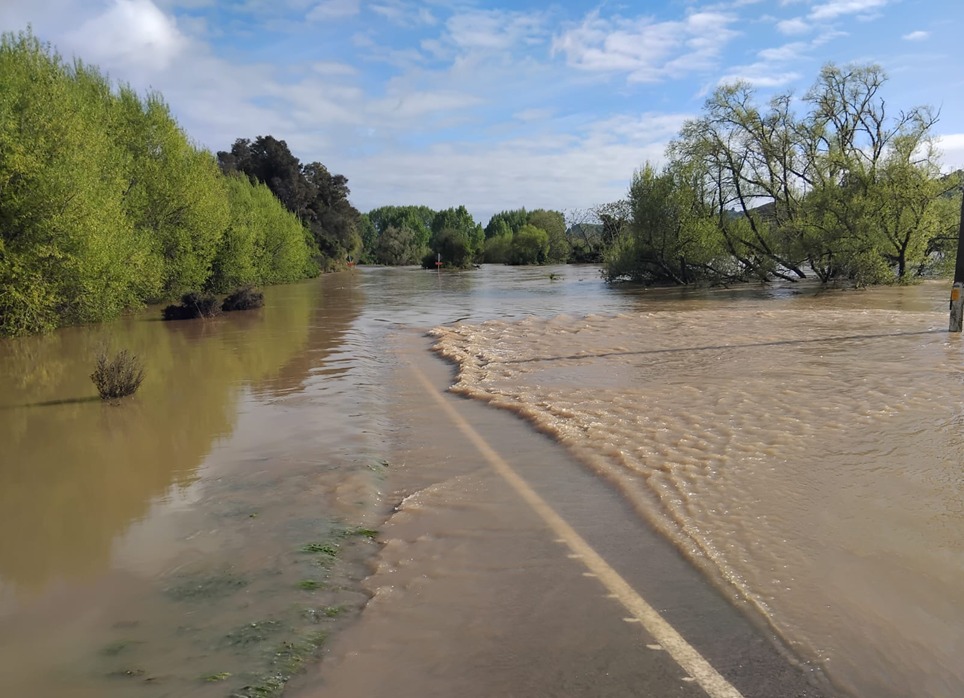 Police Aid Ambulance with Critically Unwell Newborn Trapped by Awakino Slips and Flooding